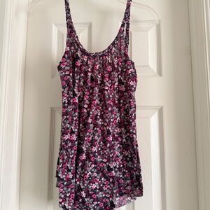 Julie's closet floral flowy tank S